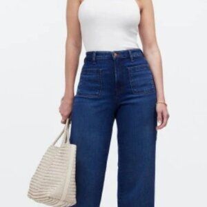 Madewell Emmett Wide-Leg Jean; Color: ALLENTOWN WASH DM8359; Size: 26